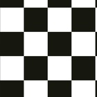 Papel De Parede Lavável Xadrez Gigante Preto E Branco 12m