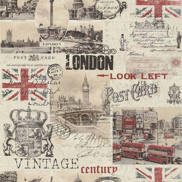 Papel De Parede Les Aventures 51135407 - Rolo: 10m X 0,53m