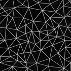 Papel De Parede Linhas Geométricas Preto Prata Adesivo 15m