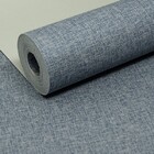 Papel De Parede Linho Azul