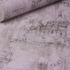 Papel De Parede Liso Pontos Turísticos França Cinza - 678001