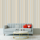 Papel De Parede Listrado 4 Papel De Parede Rolo 0,51cm 3m