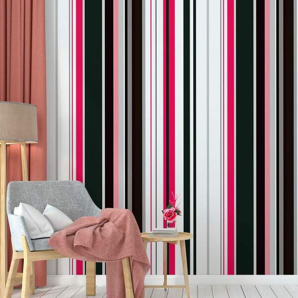 Papel De Parede - Listrado - Modelo 14-60x300cm