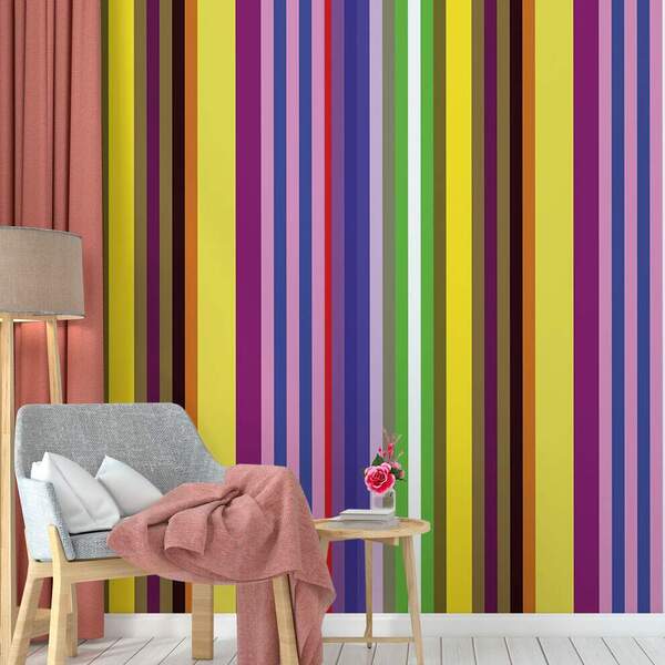 Papel De Parede - Listrado - Modelo 33-60x300cm