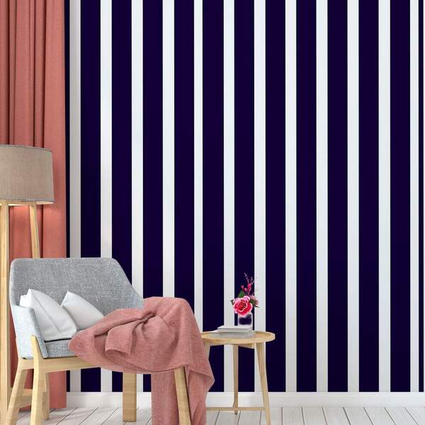 Papel De Parede - Listrado - Modelo 3-60x300cm