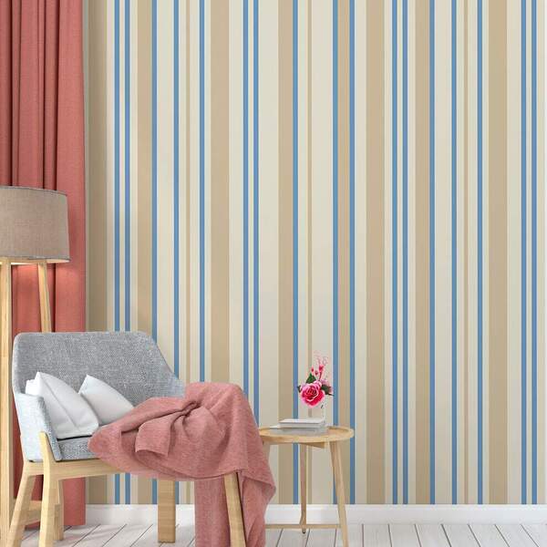 Papel De Parede - Listrado - Modelo 4-60x300cm