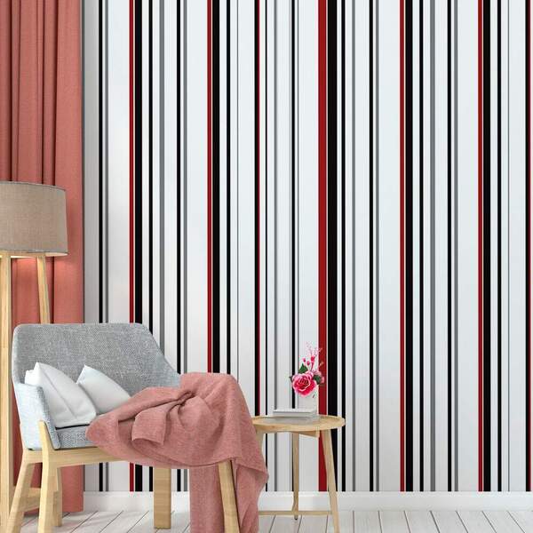 Papel De Parede - Listrado - Modelo 56-60x300cm