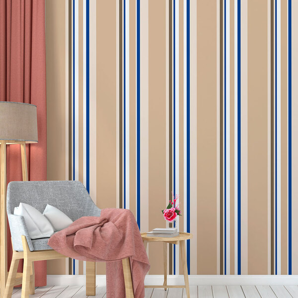 Papel De Parede - Listrado - Modelo 77-60x300cm