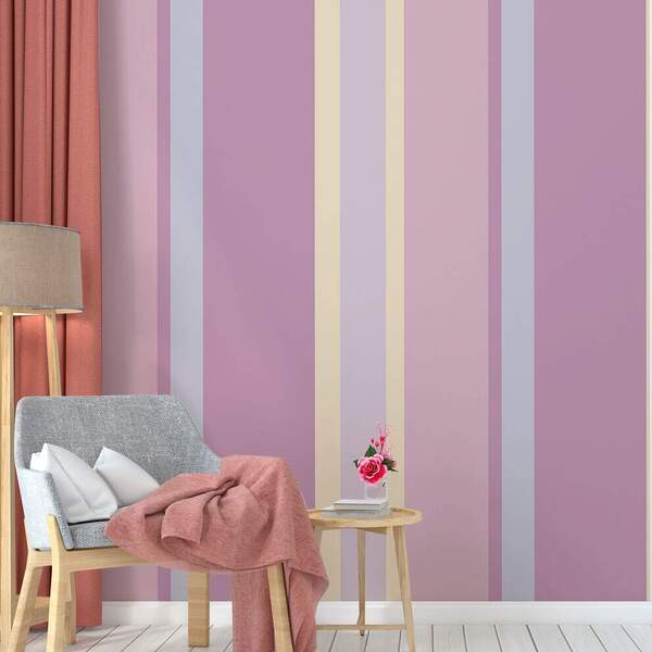 Papel De Parede - Listrado - Modelo 9-60x300cm