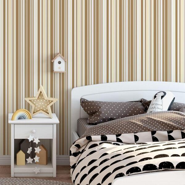 Papel De Parede Listrado Pplis088