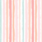 Papel De Parede Listrado Tons Pastéis Colorido 57x270cm