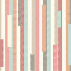 Papel De Parede Listrado Vintage Abstrato Retrô 57x270cm