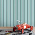 Papel De Parede Listras Baby Blu - 0 50 X 3 00 Metros