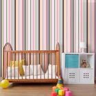 Papel De Parede Listras Girl Color - 0 50 X 2 50 Metros