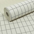 Papel De Parede Listras Xadrez Branco E Cinza