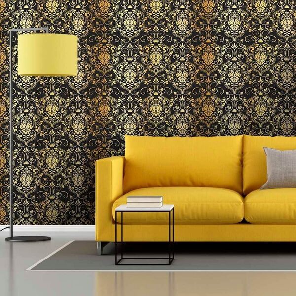 Papel De Parede Luxury Gold - 0 50 X 2 50 Metros