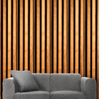 Papel De Parede Madeira 4 - Ripado Papel De Parede Rolo 0,51c