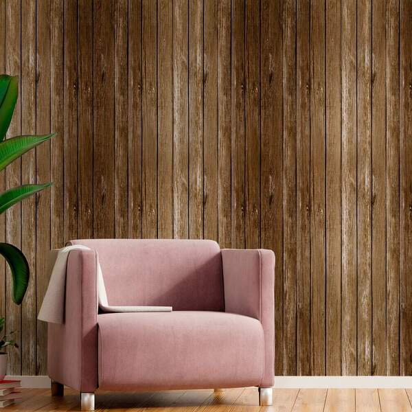 Papel De Parede Madeira Modelo 06-60x300cm