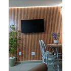 Papel De Parede Madeira Ripada 3d Tauari 10 Metros