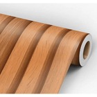 Papel De Parede Madeira Ripada 3d Tauari 5 Metros