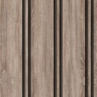 Papel De Parede Madeira Rústica Marrom Tipo Ripados 12m