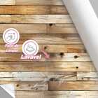 Papel De Parede Madeira Tábua Envelhecida Rústica Vinil 15m