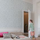 Papel De Parede Maison Folhagem Azul Mn3407