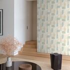 Papel De Parede Maison Geométrico Verde Mn3309