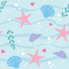 Papel De Parede Mar Ícones - 0 50 X 3 00 Metros