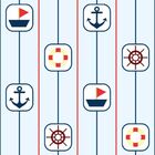 Papel De Parede Marinheiro - 0 50 X 2 50 Metros