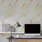 Papel De Parede Mármore Branco Com Dourado 02-60x300cm