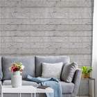 Papel De Parede Mármore Cinza De Pedra-60x300cm