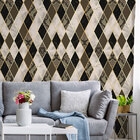 Papel De Parede Mármore Geométrico Com Pele De Cobra-60x300