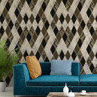 Papel De Parede Mármore Geométrico Com Pele De Cobra-60x300