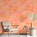 Papel De Parede Mármore Laranja Estilo Aquarela-60x300cm