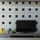 Papel De Parede Mármore Tijolo Quadriculado-60x300cm