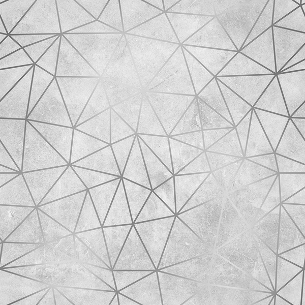 Papel De Parede Marmorizado Cinza Linhas Auto Colante  6m