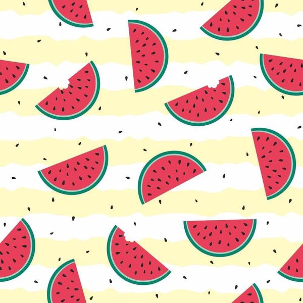 Papel De Parede Melancia - 0 50 X 2 50 Metros