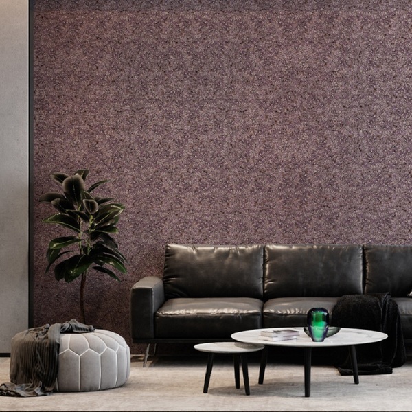 Papel De Parede Mica Roxo Original Premium Pedras Naturais