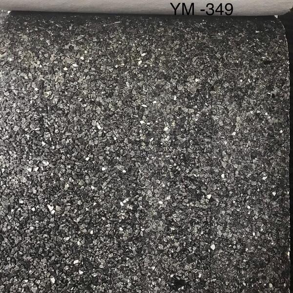 Papel De Parede Mica Vermiculite Ym-349 Preto - 0,91x5,5m Esc
