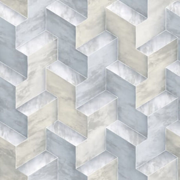 Papel De Parede Modern Art Geométrico 3d Di4729 - Rolo: 10m X