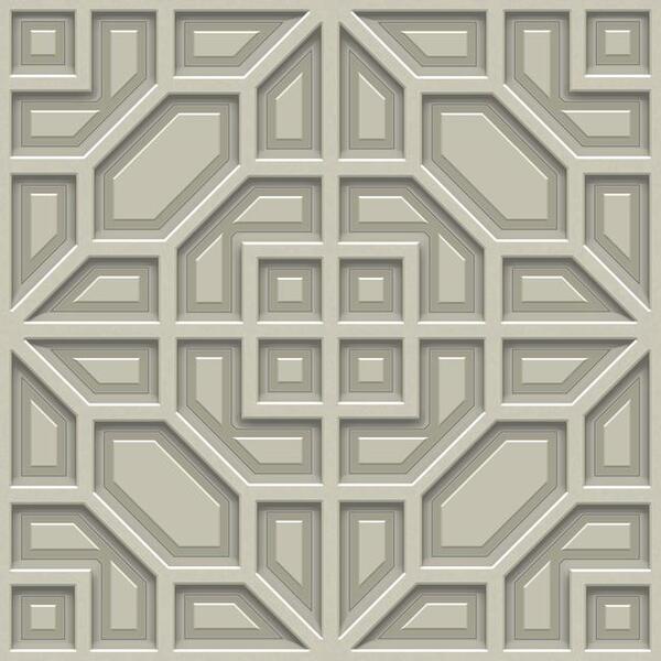 Papel De Parede Modern Art Polígonos Di4702 - Rolo: 10m X 0,5