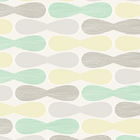 Papel De Parede Moderno Verde Amarelo E Cinza - Coleção Oba K