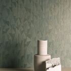 Papel De Parede Muse Geométrico Verde Mu3006