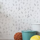 Papel De Parede Musical Adesivo 2,70x0,57m