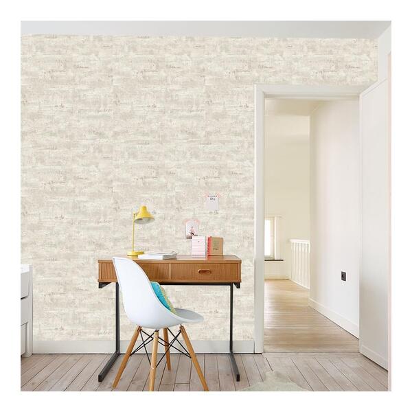 Papel De Parede Natural Forest 0.53x10m Bege Nf1209 Abdalla