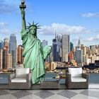 Papel De Parede New York Estátua Da Liberdade Sala Adesivo -