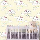 Papel De Parede Nuvem Cute - 0 50 X 2 50 Metros