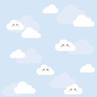 Papel De Parede Nuvens Clean Boy - 0 50 X 3 00 Metros