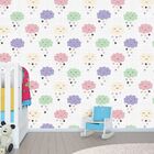 Papel De Parede Nuvens Fofas - 0 50 X 2 50 Metros